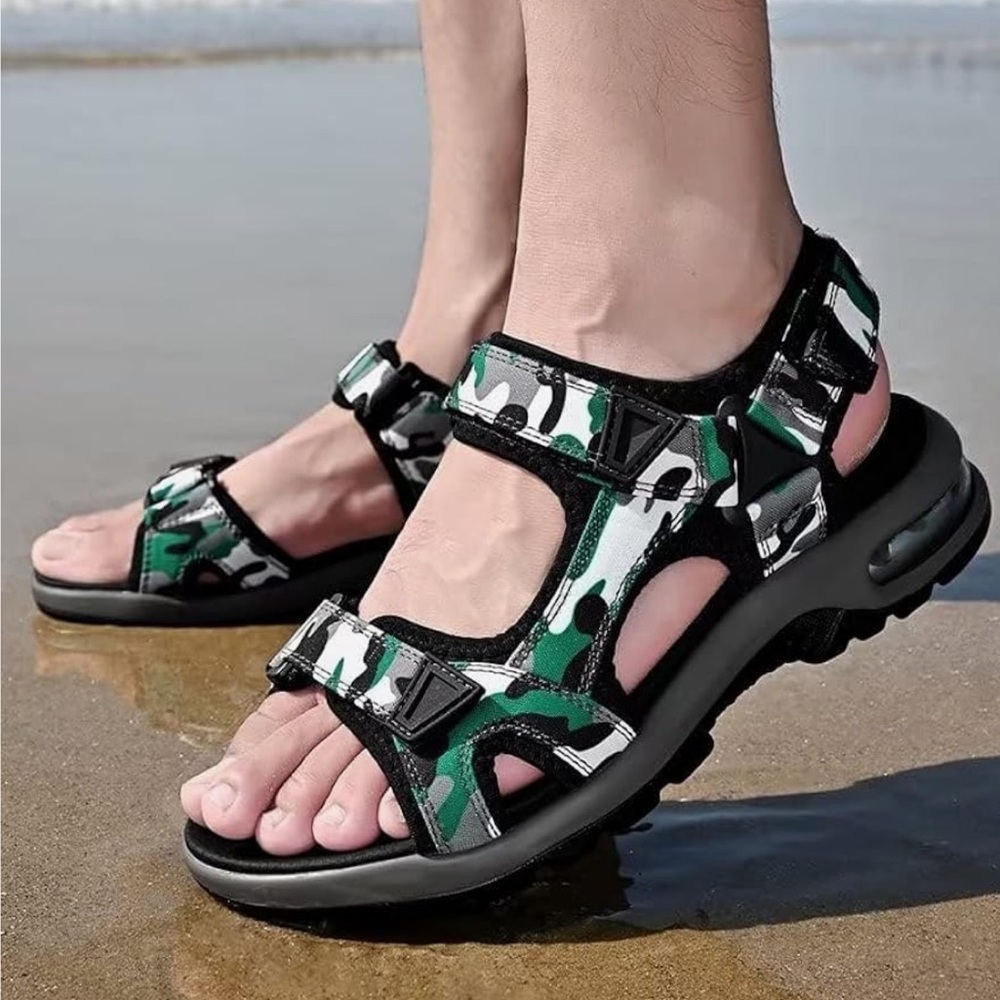 💚visionreast Mens Athletic Sandals Open Toe Hiking Outdoor Non-slip Sandals